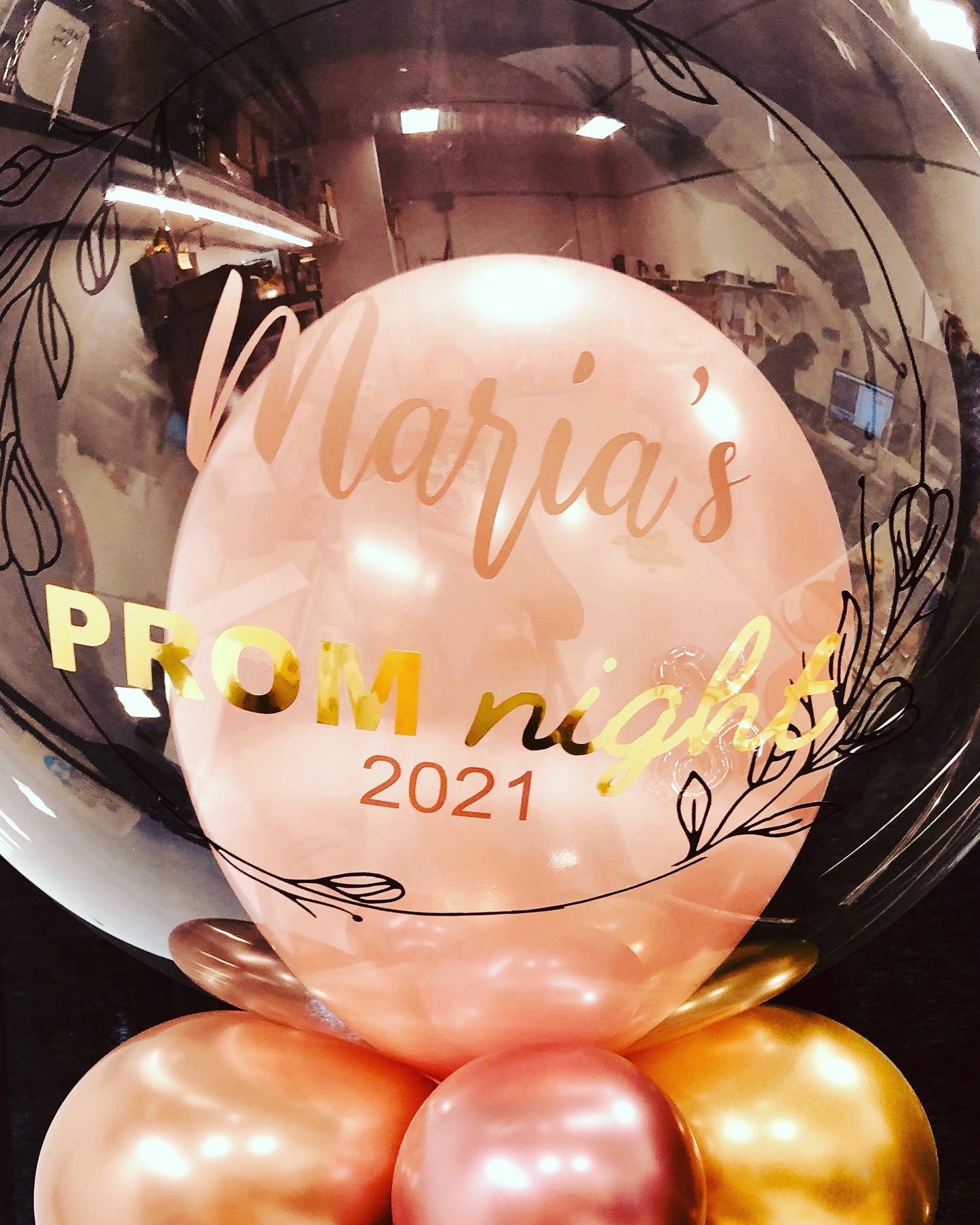 Personalized Helium Bubble Balloon