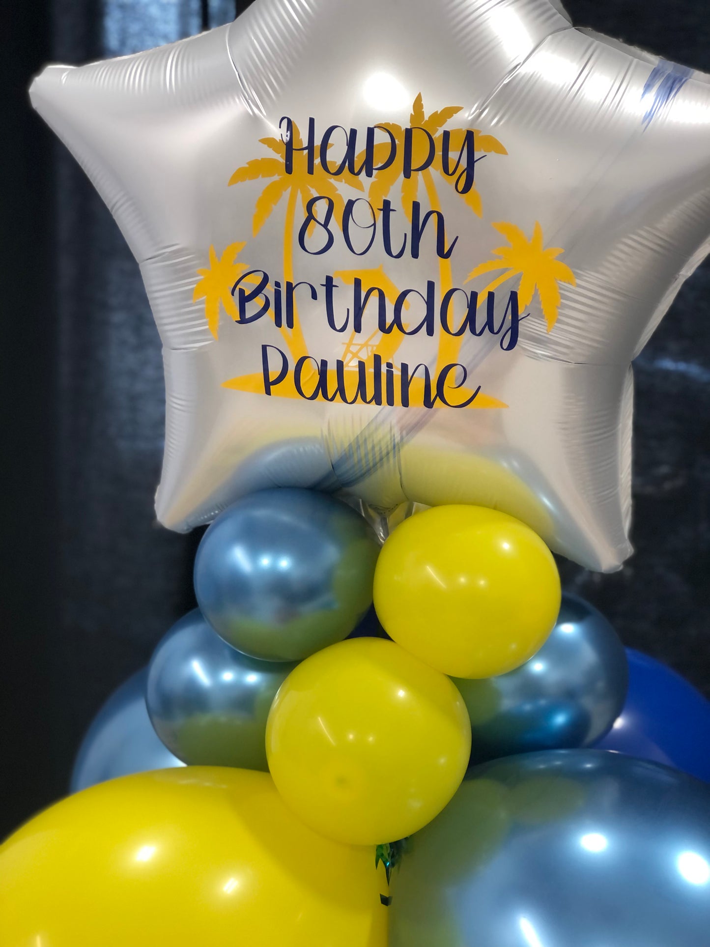 Personalized Party Balloon Centrepiece