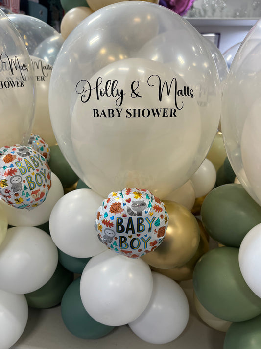 Personalized Balloon Table Centrepiece