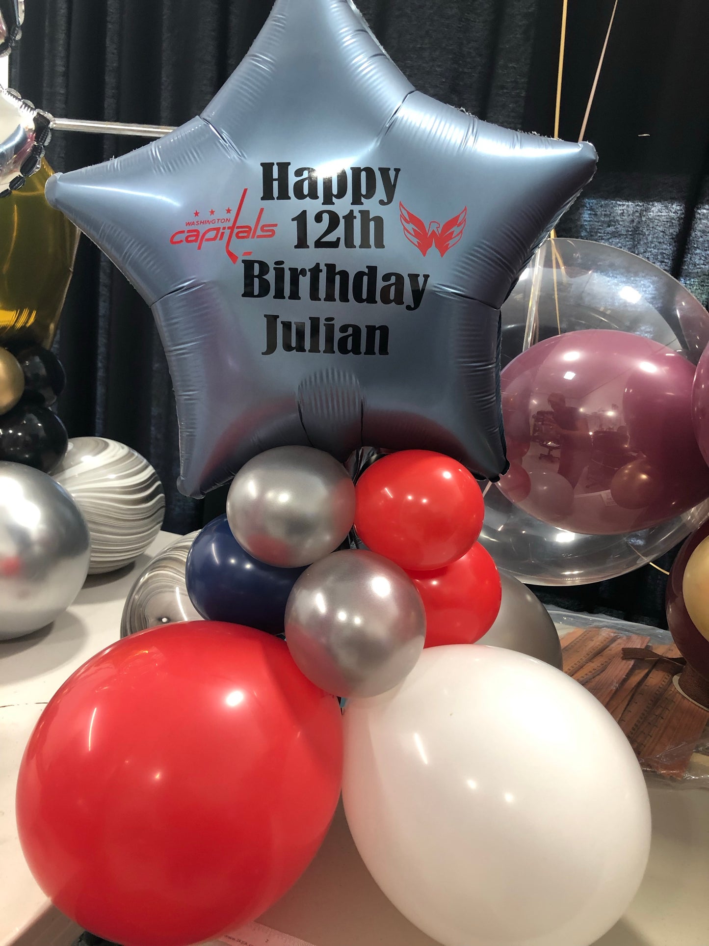 Personalized Party Balloon Centrepiece