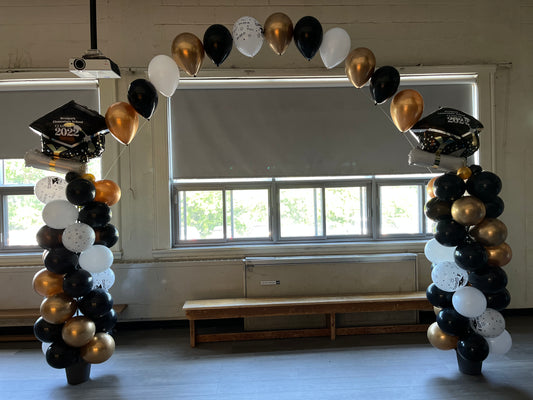 Graduation Balloon Stage Display